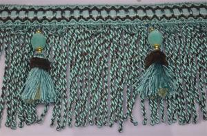 Quality Handmade wholesale rayon twisted tassels fringes trimmings for home curtain decoration wholesale