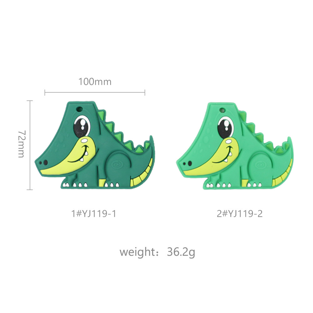 Customized Logo Silicone Baby Teether Chewable With Cow Fox Owl Shape
