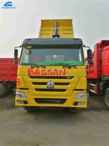 Quality 25 Tons Used Howo Dump Truck Around 74790km Mileage EURO III emission standard wholesale