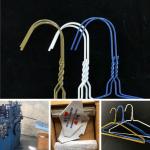 Plastic Coated Wire Hanger Material Multi Color Q195 Material Dust Resistant