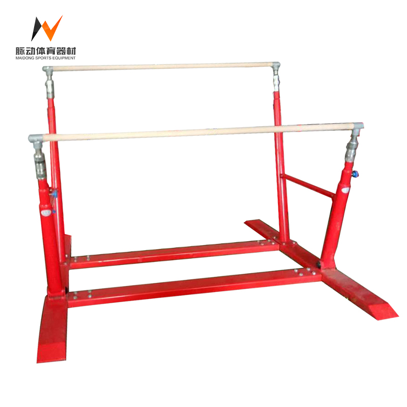 Customizable Children's Red Outdoor Uneven Bars for Active Playgrounds and Parks