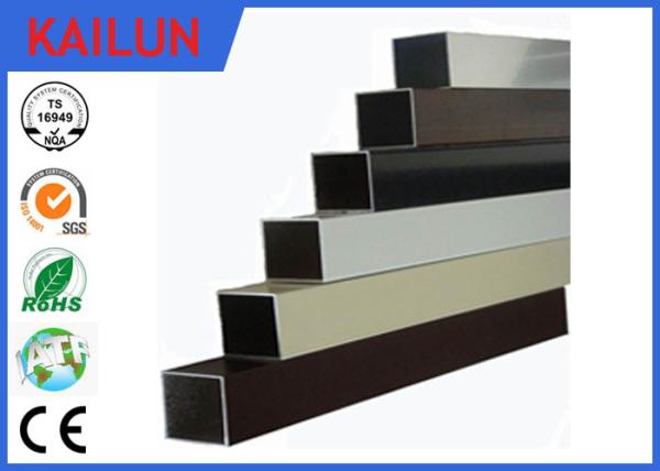 2 Inch Extruded 50mm Aluminium Tube Of Square Shape , Cutting 6061 T5 Aluminum