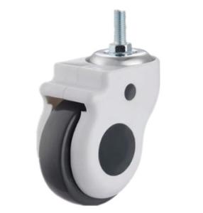Quality threaded stem swivel TPR medical castors 3 inch wholesale