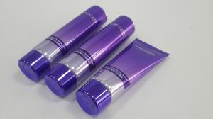 Quality Gloosy cosmetic Packaging Laminate Tube Container with Electroplated Cap wholesale