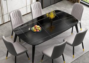Quality Marbled Stone Slate Dining Table , ISO9001 Family Dining Table wholesale