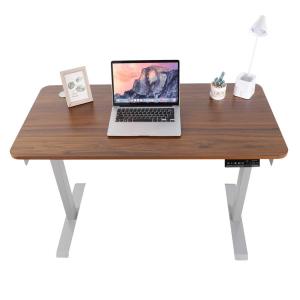 China Brown 33.73lbs Electric Adjustable Computer Table / Study Computer Desk on sale