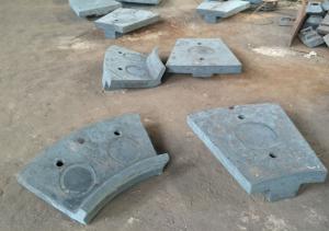 Quality Cr-Mo Alloy Steel Casting of Discharge End Liners for Ball Mill Parts wholesale