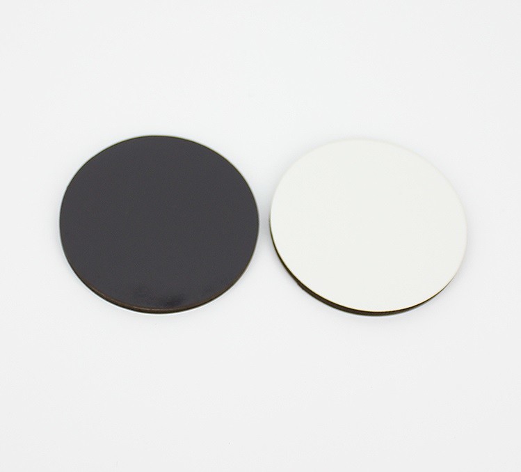 Factory Directly Wholesale Round Shape 60x60mm Sublimation Blank Fridge Magnet