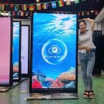 85" 75" 55" Indoor Slim Bezel Lcd Tv 4k Digital Signage And Displays Ultra