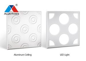 Quality Aluminum Embossed Perforated Ceiling Board Square Dampproof wholesale