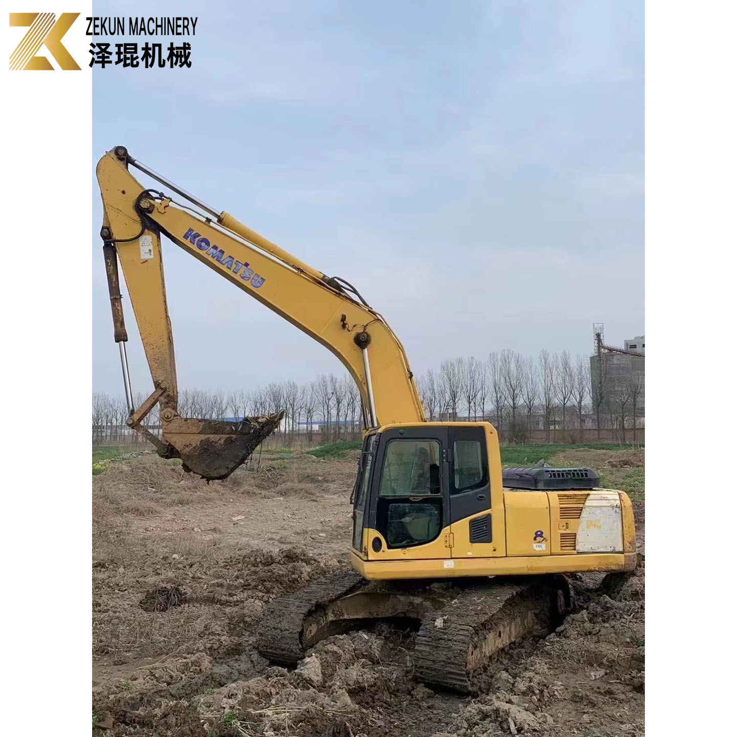 Used Komatsu 200 Excavator In Secondhand PC200-6 Digger Operating Weight 20.15ton