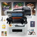 A3 UV Printer With CMYKWV UV Ink CE/UKCA/ROHS Certified