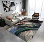 Waved Pattern North European Household Living Room Floor Carpet Special Style