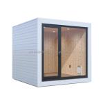 Hotel Prefabricated Wooden Garden House with Modern Design and Galvanized Steel