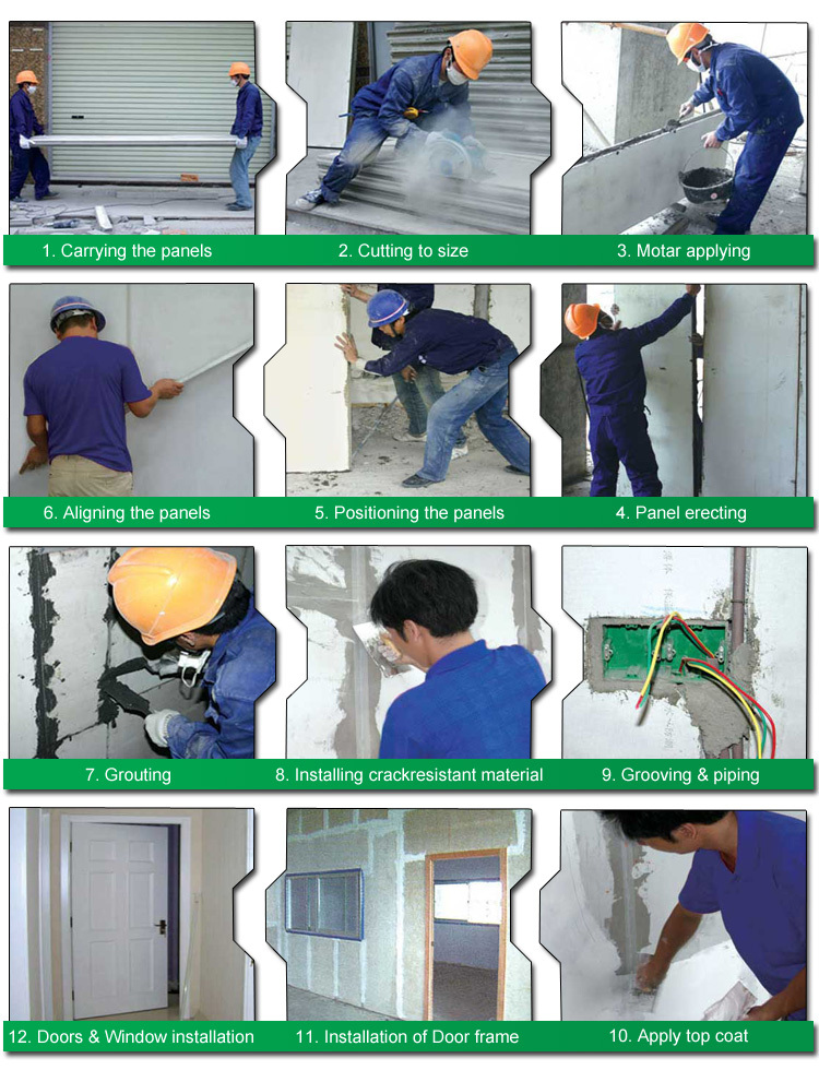 OBON lightweight eps fiber cement sandwich board price qatar for exterior walls
