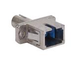Female Hybrid SC ST SGS Fiber Optic Receptacle
