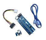 60cm USB 3.0 Cable PCI E Expansion Card 3x FP Solid Capacitors Gold Plated