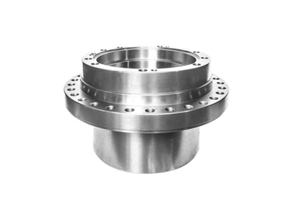 R225-7 Excavator Final Drive Parts Drum , Gearbox Housing Castings Travel Motor