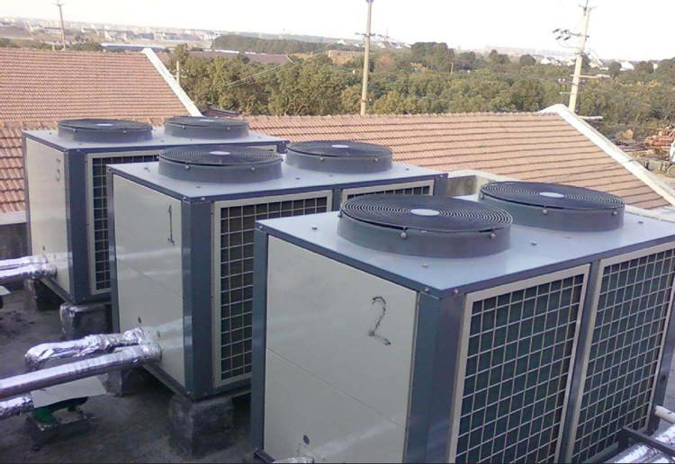Energy Saving Commercial Air Source Heat Pump 35-100 KW Heating Capacity