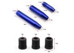 ISO Automobile Car Modified Parts 18cm Colorful Aluminum Alloy Gear Shift Knob