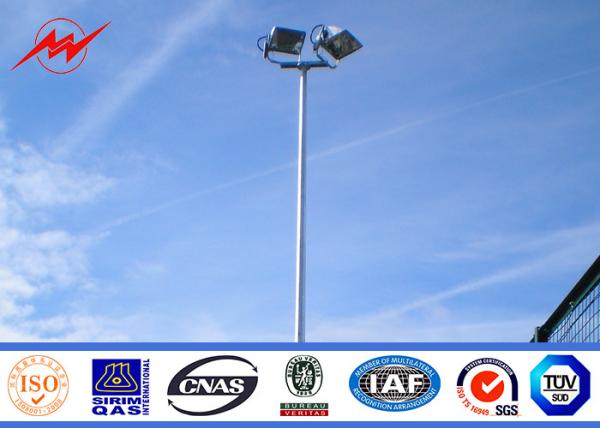 Outdoor Hot Dip Galvanization High Mast Park Light Pole / High Mast lighting