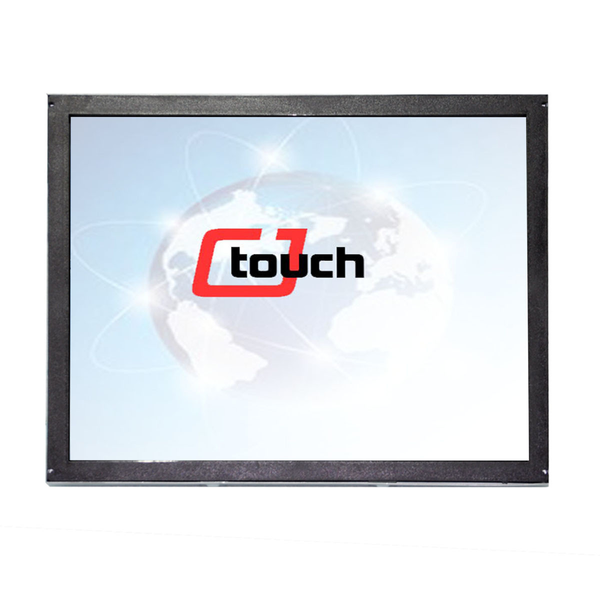 VGA DVI DC12V Infrared Multi Touch Screen 250cd/M2 4 Points Touch