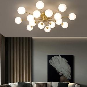 Quality LED Chandelier For Living Room Bedroom Dining Room Kitchen Glass Ball Ceiling Lamp（WH-MI-418) wholesale