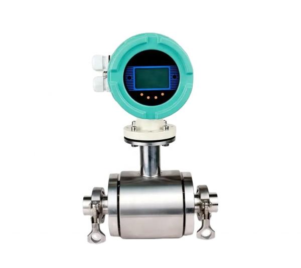 Sanitary Electromagnetic Flowmeter Anti Corrosion Stainless Steel With