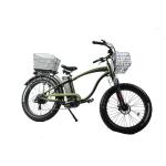 High Torque Electric Beach Cruiser Bike with 750W Brushless Motor and Fat Tire