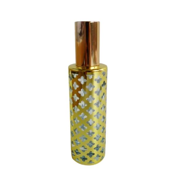 empty perfume spray bottle recycled glass bottles black blue red pink green cap
