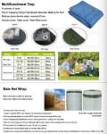 Weed Control Mulch Film, Agriculture Vegetable Black PE Films, 5 Holes