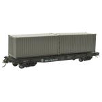 20ft 1:87 HO scale railway shipping sea container for model train railroad