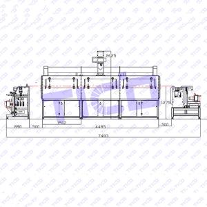 Quality Roll Electrode Film Battery Coating Machine Slot Die Three Drying Chamber wholesale
