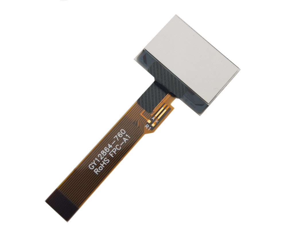 0.96 Inch Fstn / Positive / Transmissive Mono Lcd 128x64 Resolution 1/65duty,1/9bias