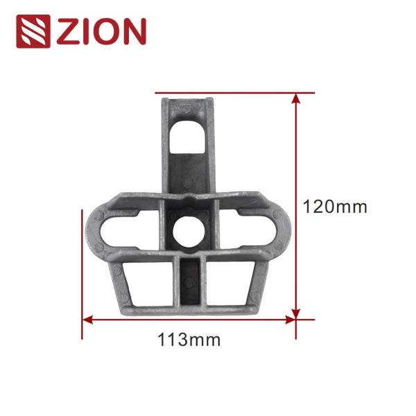 ZCALC-02 - Aluminum Hoop/Pole Bracket - Aluminum Alloy Universal Pole Metal