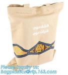 Promotional Cotton Canvas Drawstring Small Recycle Packaging Bag / Pouches,Logo