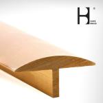 T shape Yellow Golden Brass Used For Decorative Copper Material