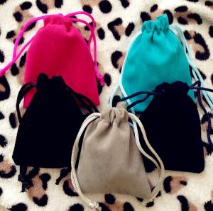 Quality Velvet Drawstring Bag,Velvet pouch, Velvet bag for jewelry wholesale