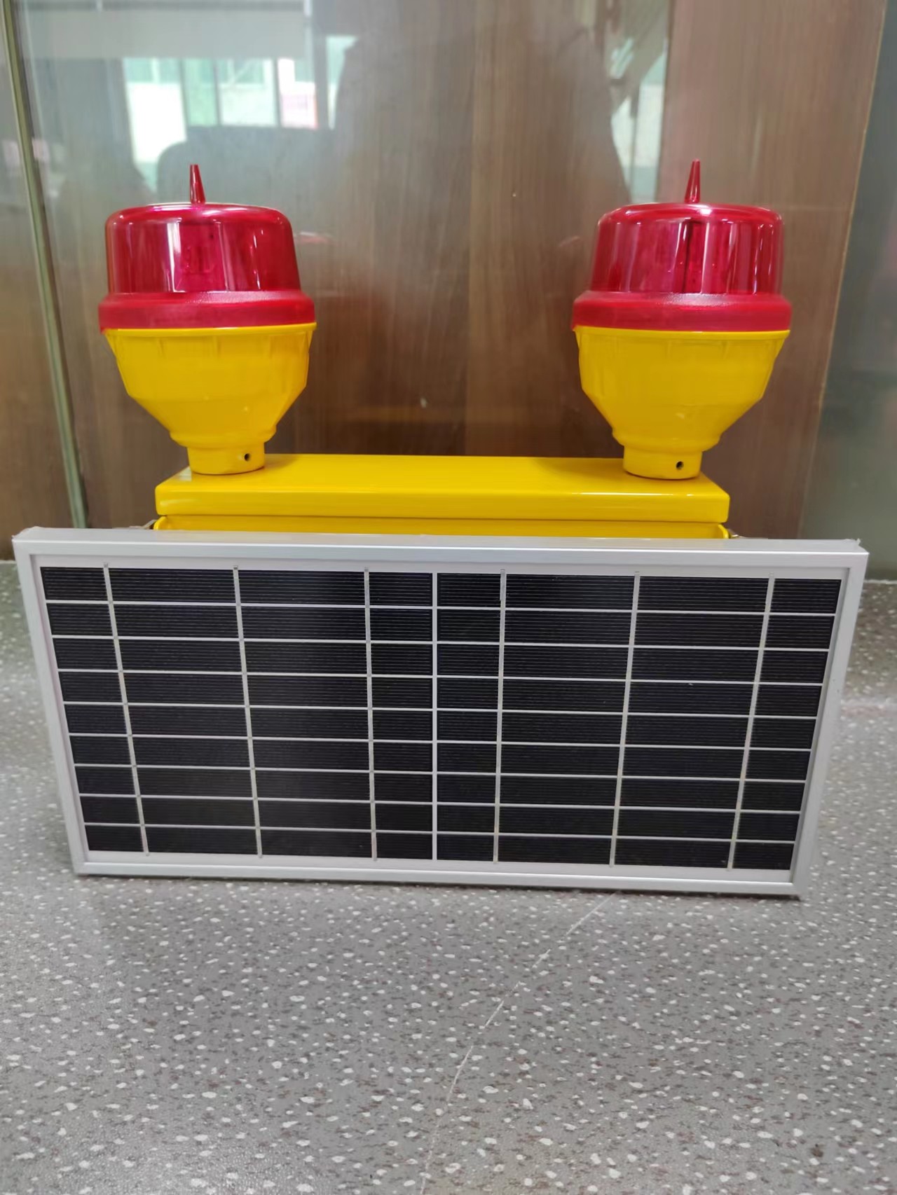 AH-LI-B2 Low Intensity Double Solar Powered Aviation Lights CREE Led