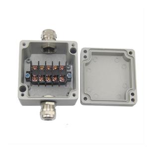 Quality Sealed Die-cast Aluminum Enclosure Case Project Junction Box 86*76*57mm with Terminal Blocks wholesale
