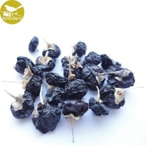 Quality Amorberry Wild Black Goji Berry Dried Lycii Wolfberry China Herbal Tea Green Food Herbs wholesale