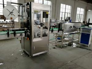 China PET 9000BPH Round  Automatic Bottle shrink sleeve Labeling Machine on sale