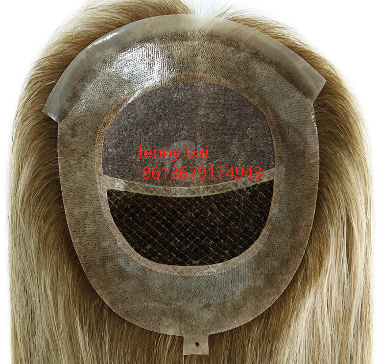 European hair topper beautiful color women topper for hair loss