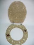 sea star shell toilet seat