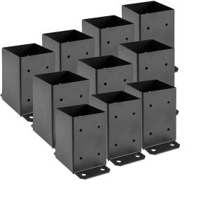 Quality Fence Accessories UV Resistant Deck Railing Base Bracket with Lamp Handrail Supports wholesale