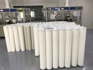 Quality Seawater Desalination China Manufacturer PHF Series PP High Flow Pleated Filter EPDM Seal Cartridge Filter wholesale