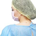 Hospital Disposable Surgical Caps Non Woven Mob Clip Medical Bouffant Caps