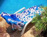 Summer Large Sublimation Quick Dry Microfiber Beach Towel With Logo Custom Print