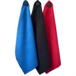 Hanging Loop Included Golf Microfiber Towel For Golf Course