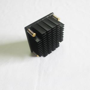 Quality Durable Antirust Black Anodized Heat Sink , Anti Corrosion Cold Forging Heatsink wholesale